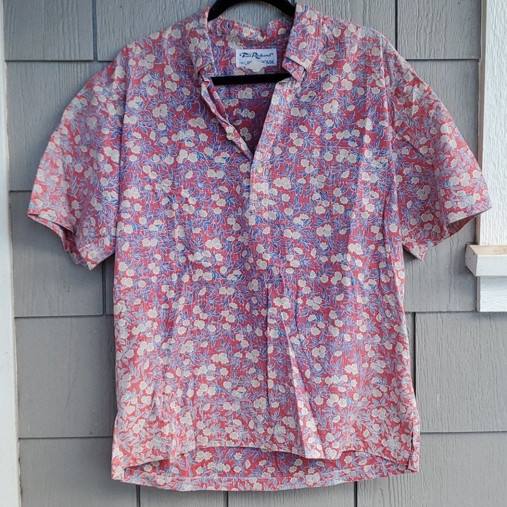 Vintage Tori Richards Aloha shirt L Mens